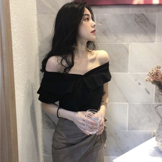 Áo trễ vai bánh bèo hàng QC