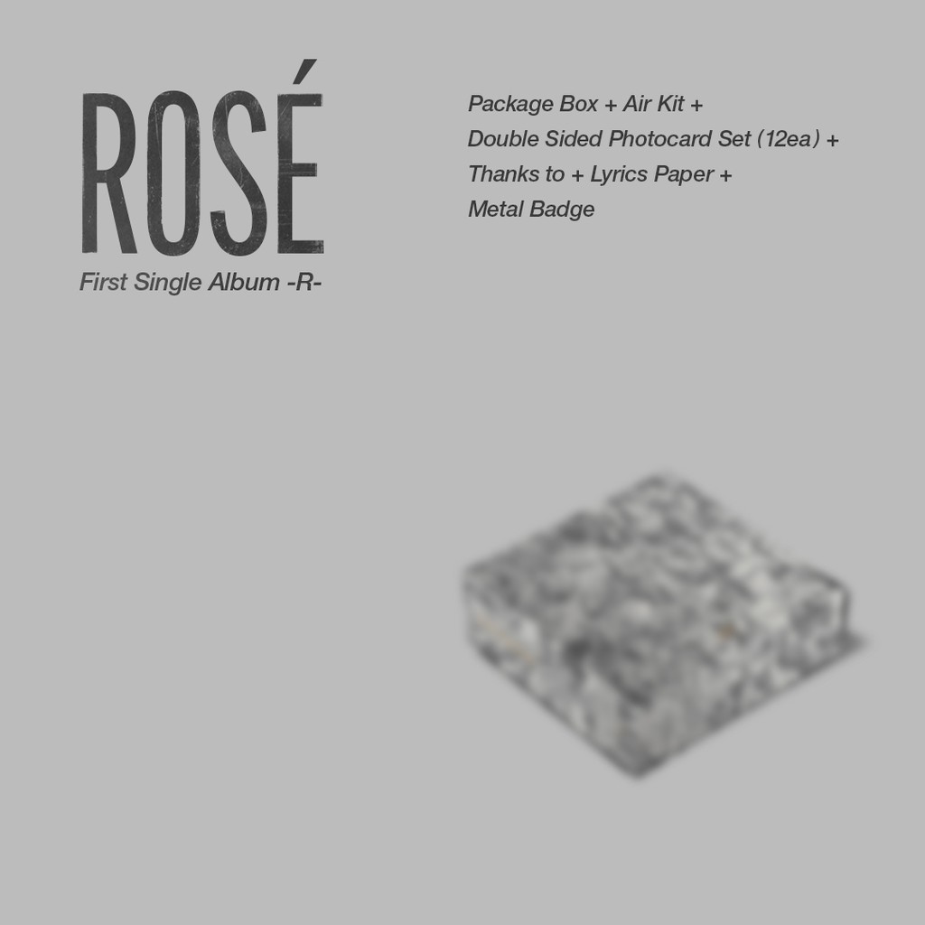 BLACKPINK | ROSÉ R - Phiên bản KIT (hộp quà tặng kèm ảnh)