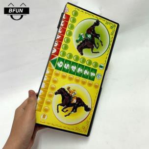 Bộ Cờ Cá Ngựa LOẠI XỊN - Cơ Đua Ngựa Cao Cấp, Bàn Nhựa Đẹp Giá Rẻ - Đồ Chơi Trẻ Em BFUN