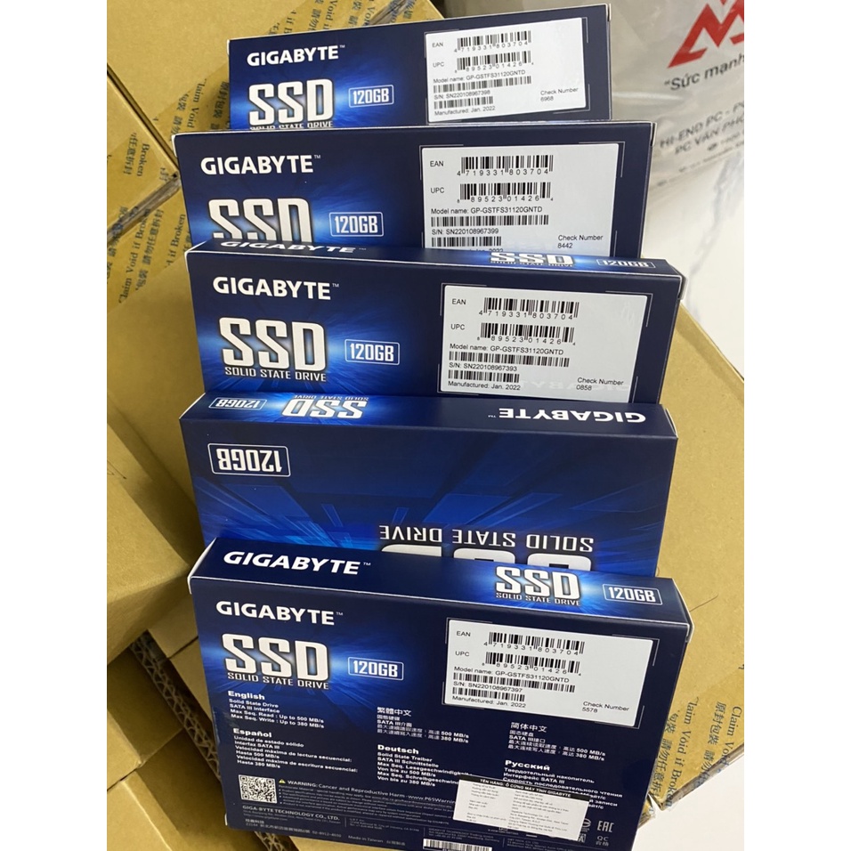 Ssd gigabyte - ADATA sata3 120gb rẻ hơn nhà phân phối, chính hãng thủy linh phân phối BH 36 Tháng