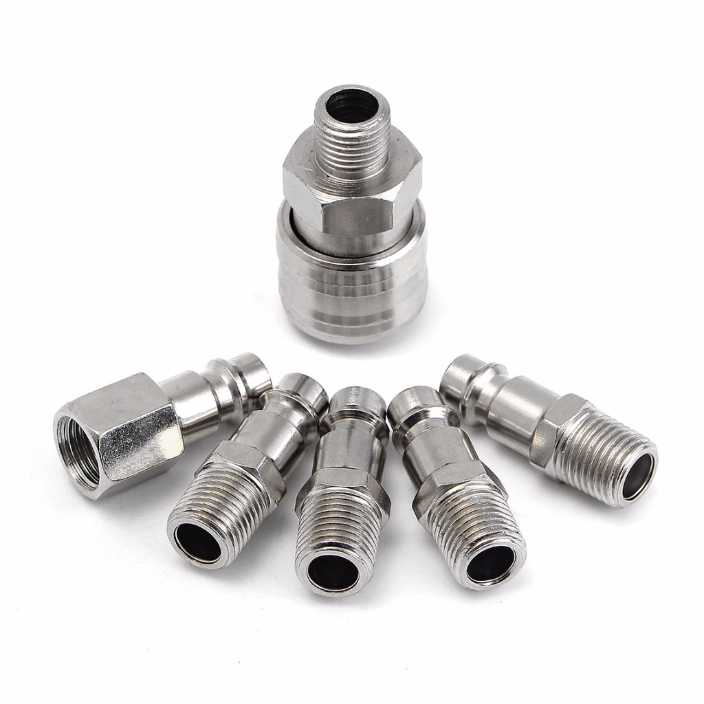 Set 6 Đầu Nối Nhanh 1 / 4 Bsp Euro