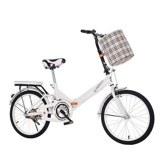 Xe đạp gấp 20 inch miễn phí lắp đặt dành cho người lớn giảm sốc cho phụ nữ siêu nhẹ thuận tiện đi làm Xe đạp đi làm