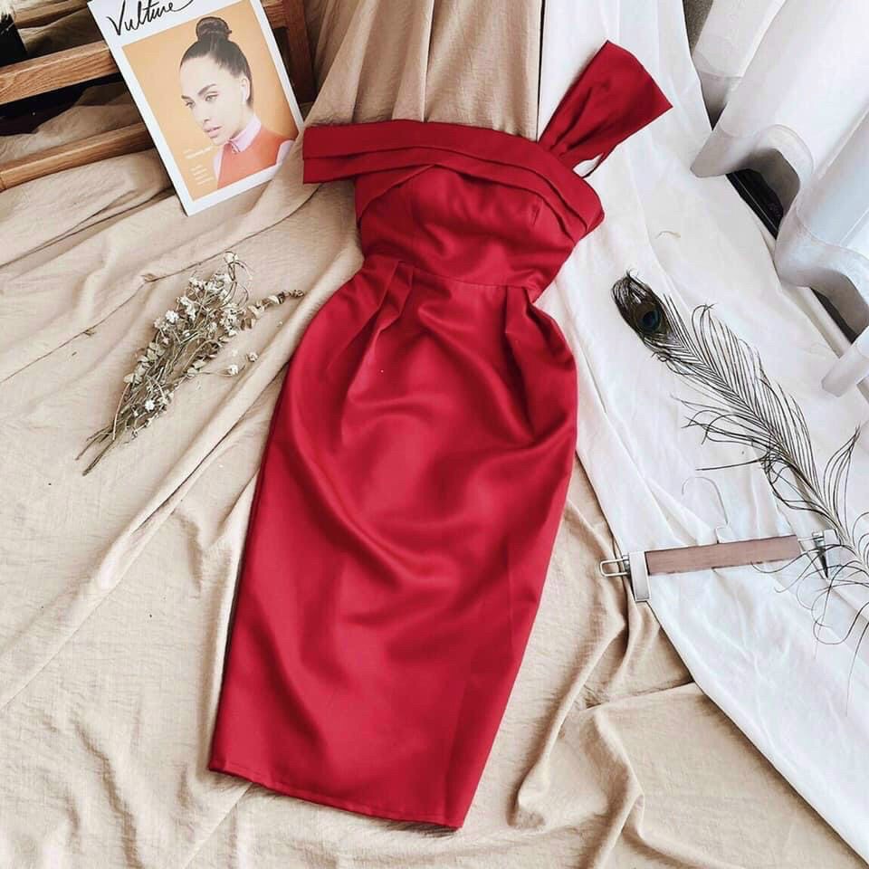 đầm trễ vai siêu xinh