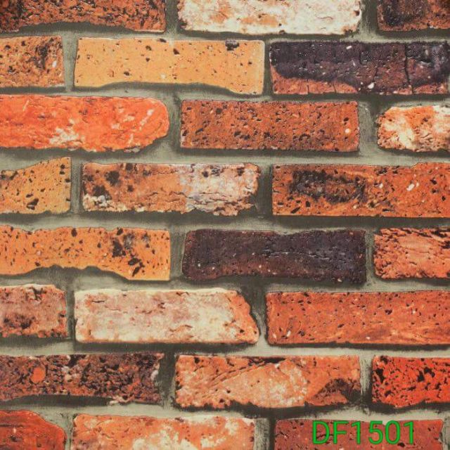 combo 5m2 Giấy dán tường vân gạch