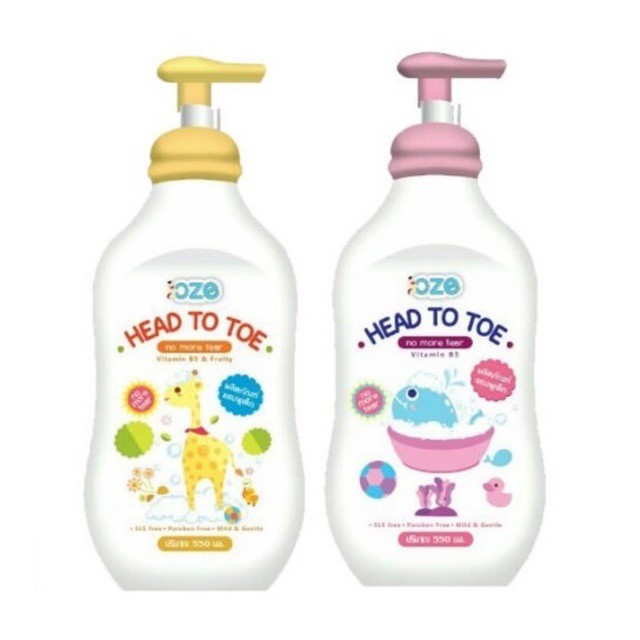 Sữa Tắm Gội Trẻ Em OZE HEAD TO TOE 550ml