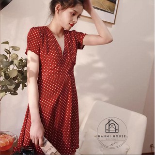 [Ảnh Thực] Váy chấm bi đẹp - váy chấm bi thời trang