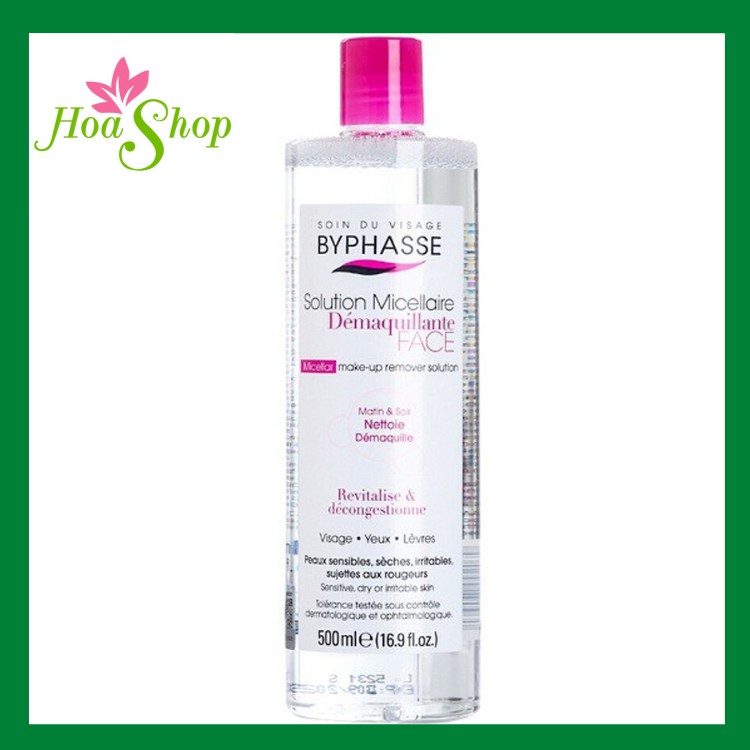 Nước tẩy trang BYPHASSE Solution Micellaire Face