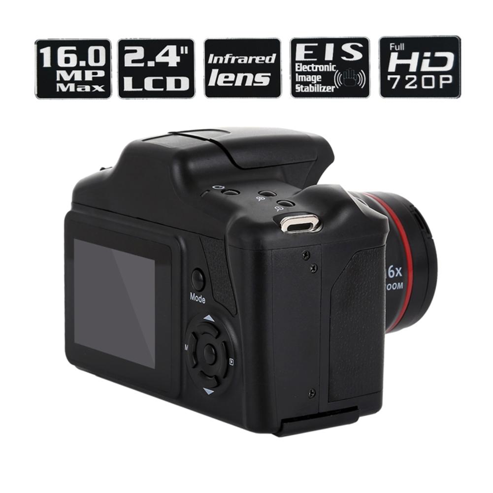 Máy ảnh HD SLR trong nước Pin khô Máy ảnh kỹ thuật số tele Ống kính cố định 16X Zoom kỹ thuật số Giao diện AV