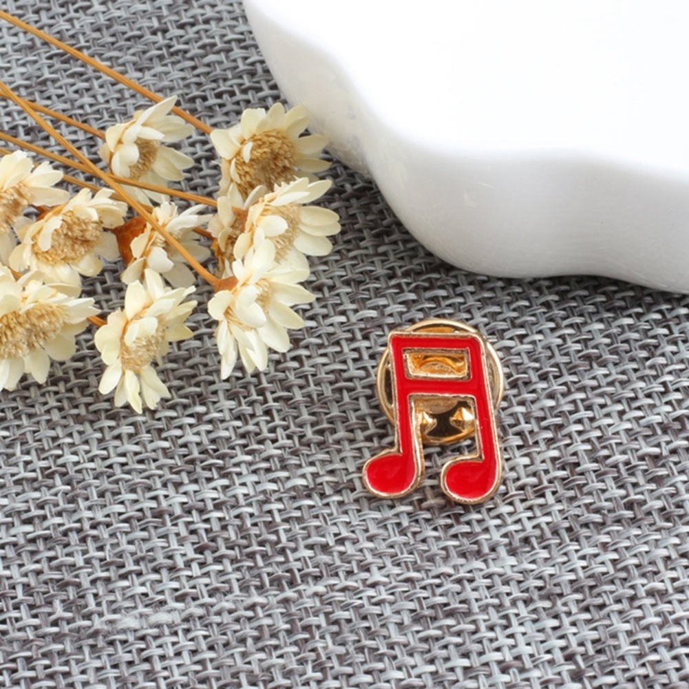 1 Huy Hiệu Cài Áo Hình Nốt Nhạc Hoạt Hình