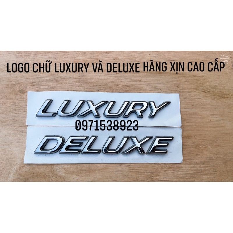 Logo XUXURY DELUXE xịn chính hãng THACO