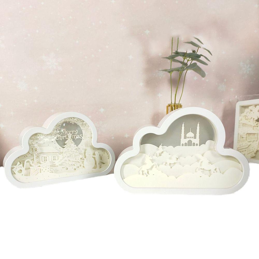 Đèn Ngủ Để Bàn Hình Giấy 3D Sáng Tạo