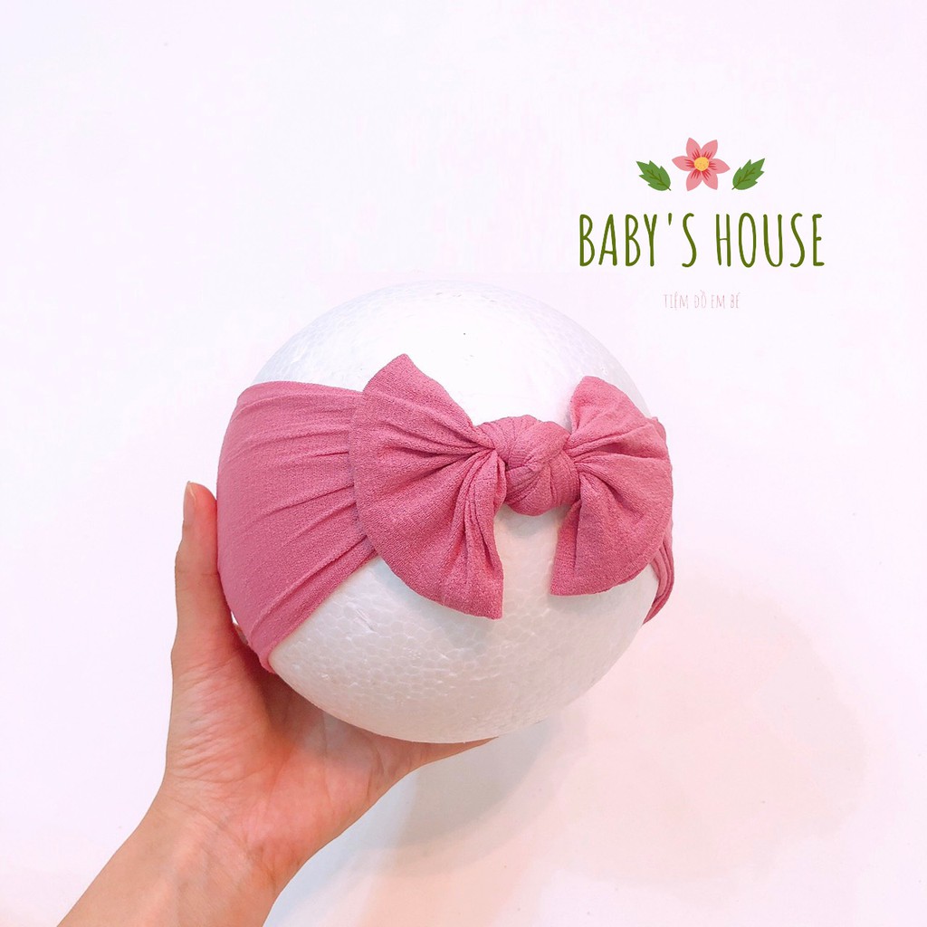 Băng đô cho bé - nơ màu kẹo dễ thương Baby's House