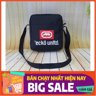 [FREESHIP❤️] Túi đeo chéo nam nữ in logo ECKO size 26cm vừa ipad T021