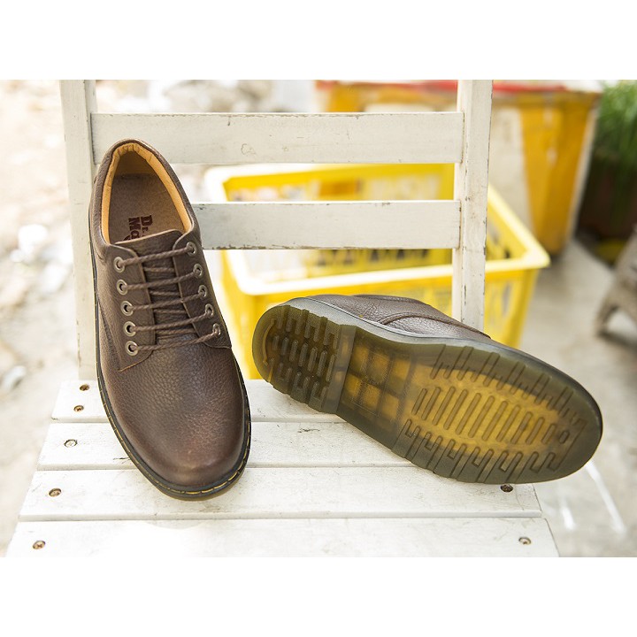 Giày tây nam cao cấp da bò thật Dr. GT29 màu Nâu | BigBuy360 - bigbuy360.vn