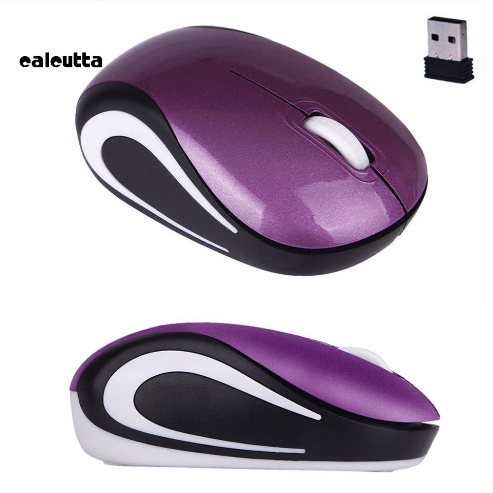 Chuột máy tính mini không dây 800/1200DPI USB 3 phím 2.4G tiện dụng