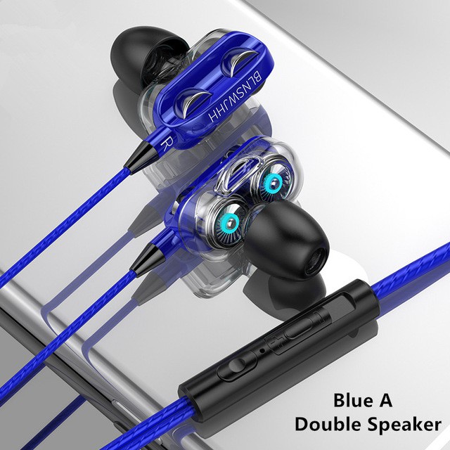 Tai nghe in-ear QKZ A4 loa ổ kép Micrô HIFI