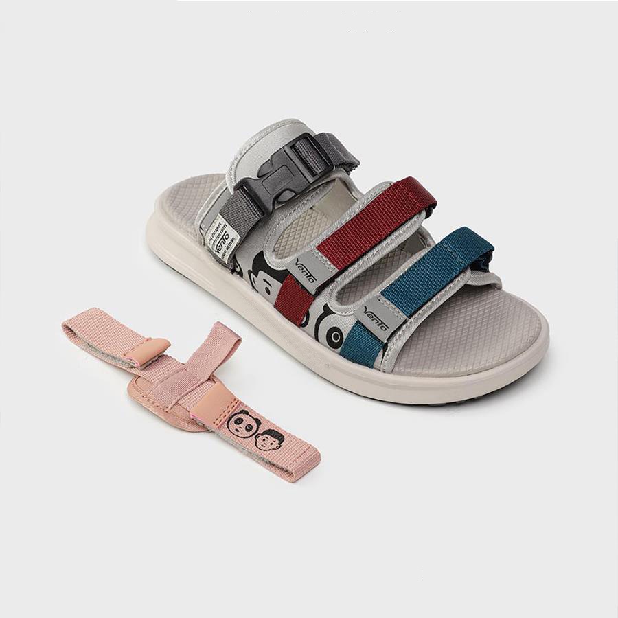 Giày Sandal Vento Nam Nữ Quai Ngang Đi Học đi chơi du lịch NB80