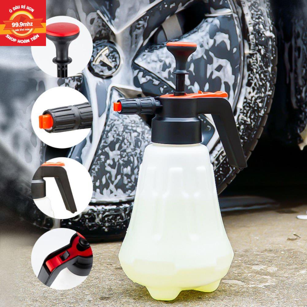 Bình Xịt Bọt Tuyết Cầm Tay Rửa Xe Tiện Lợi Bình Rửa Xe Bọt Tuyết 2 Lít Có Nhiều Đầu Xịt