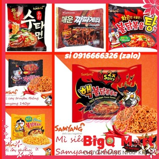 combo 5 gói ( đủ vị ) mỳ cay hàn quốc samyang