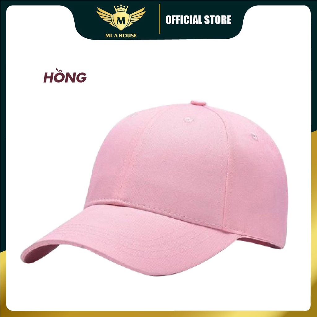 Nón lưỡi trai trơn - nhiều màu