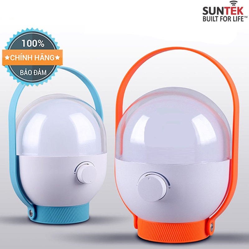 Đèn LED Tích Điện Xách Tay SUNTEK KM-7737 - Công suất 4.5W, chiếu sáng 12 giờ liên tục - Bảo hành chính hãng 12 tháng