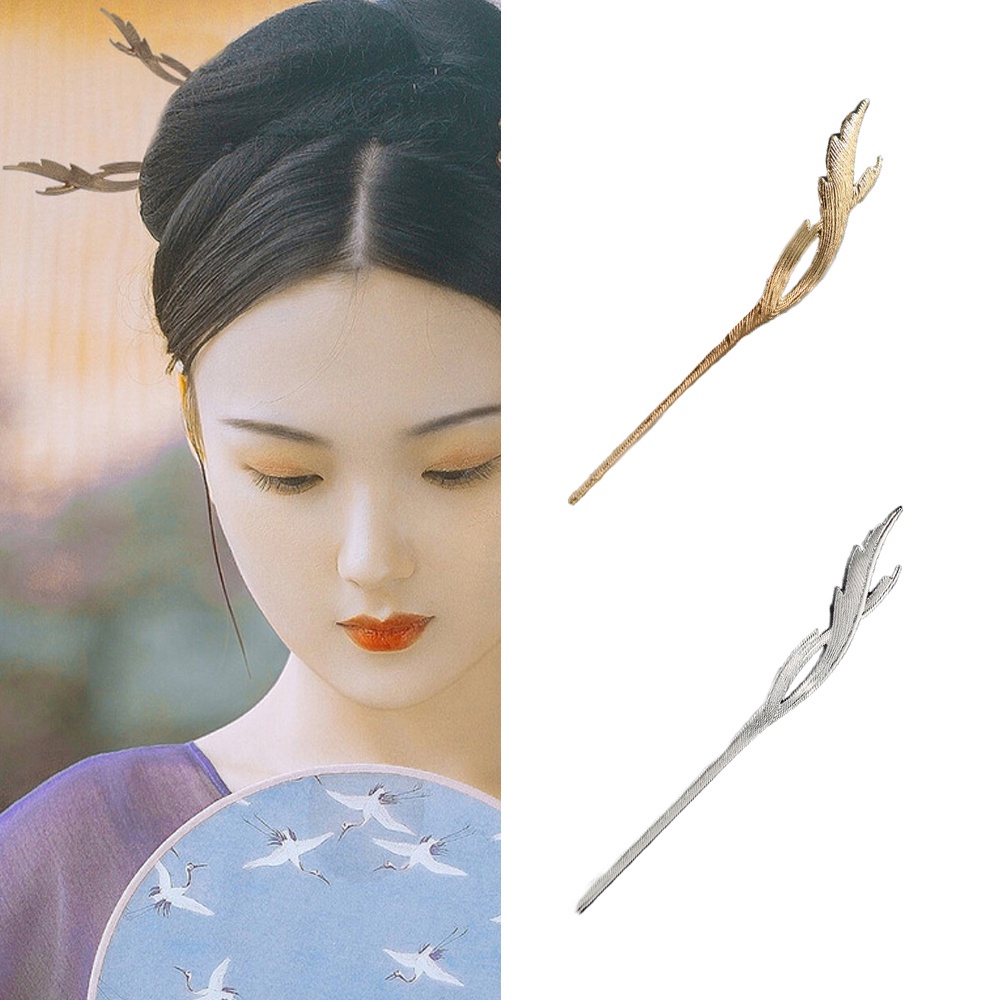 Trâm Cài Tóc Hình Lông Vũ Thời Trang Cho Nữ