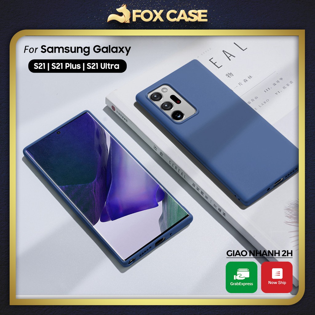 Ốp chống bẩn Samsung Note 20, Note 20 Ultra silicon chống va đập, chống bám vân tay - Fox Case