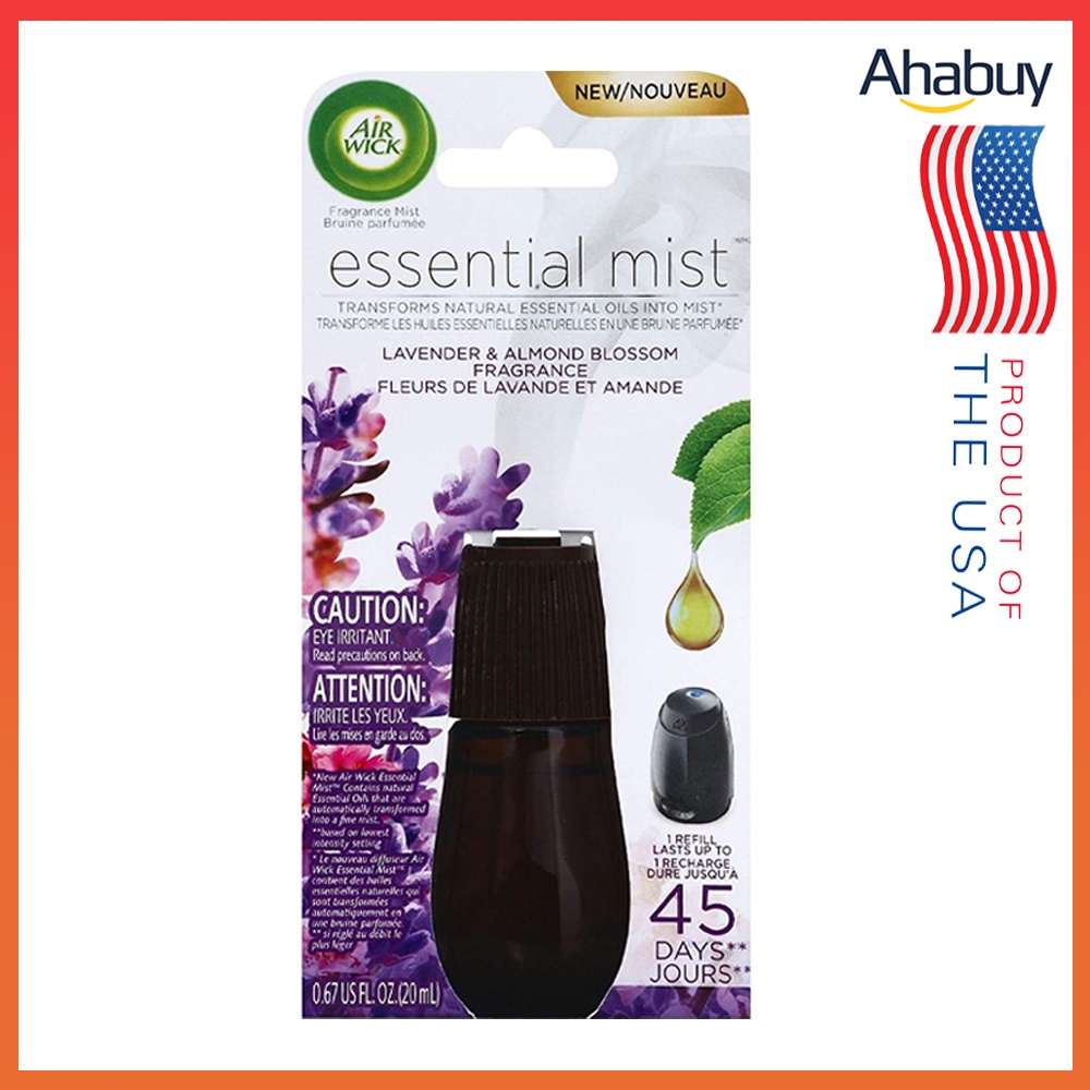 Tinh dầu Air Wick Essential Mist thay thế máy khuyếch tán siêu âm chai 20ml