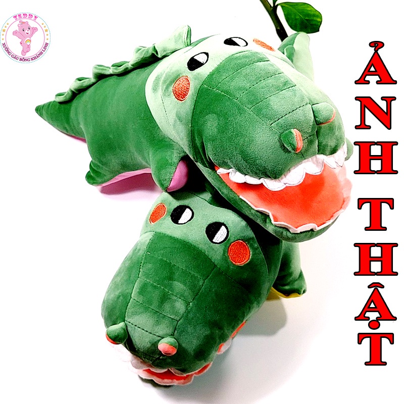 Gấu Bông Hà Mã Size 50Cm Hàng Cao Cấp Vải Nhung Co Dãn 4 Chiều Mặt Siêu Ngộ Nghĩnh Xuất Dư Siêu Thị Có Thể Giặt Máy