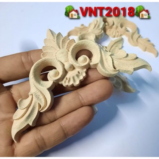 Viền gỗ khắc họa tiết hoa văn mẫu CTS01