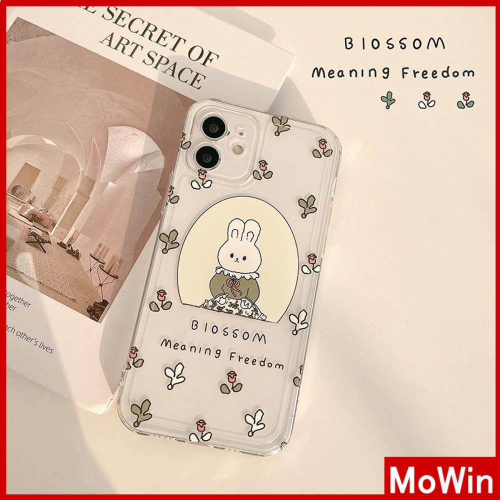 Ốp Điện Thoại Silicon Trong Suốt Viền Vuông Bảo Vệ Camera Chống Sốc Cho iPhone 13 Pro Max 12 Pro Max 11 7 Plus