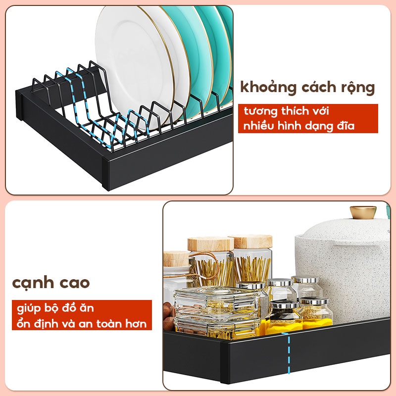 Kệ đựng bát đĩa 2-3 Tầng Trên Bồn Rửa Bát Cao Cấp Đa Năng Kệ Để Bát Đa Năng Thông Minh Giá Để Đồ Chén Đĩa