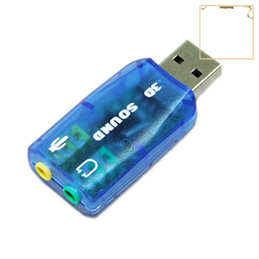 Cáp Chuyển Đổi Âm Thanh 3d 5.1 Kênh Usb Sang 3.5mm