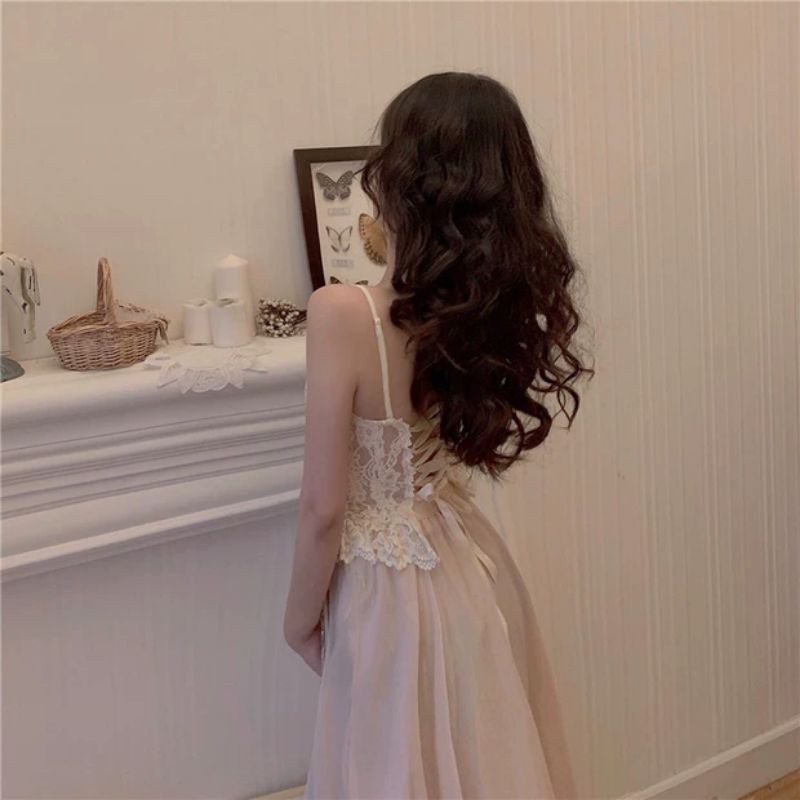 Set váy ren gợi cảm mùa xuân châu âu 3 chi tiết | BigBuy360 - bigbuy360.vn