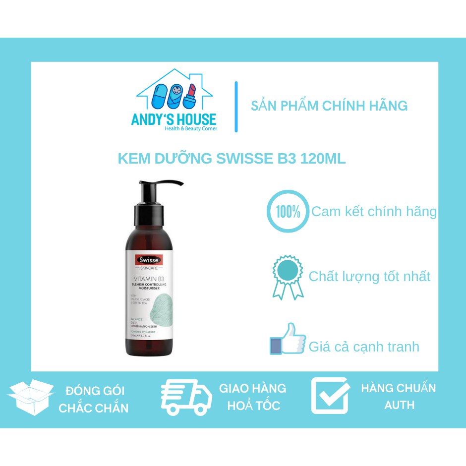 Kem Dưỡng Swisse B3 120ml