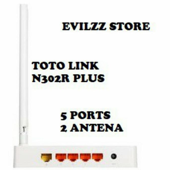 Bộ Phát Sóng Totolink N302R Plus 300mbps 5 Cổng 3 Ăng Ten