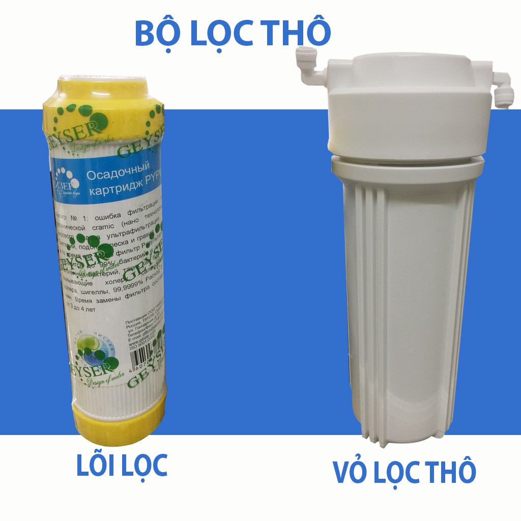 Bộ Lõi Lọc Nước Thô Geyser 10-H