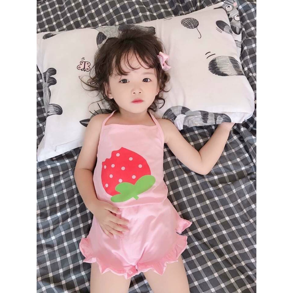 Đồ Bộ Hai Dây Bé Trai, Bé Gái Minky Mom Vải Thun Lạnh, Bộ Ba Lỗ Cho Bé Mặc Nhà, Bộ Quần Áo Trẻ Em Dễ Thương MùaHèMKM2021