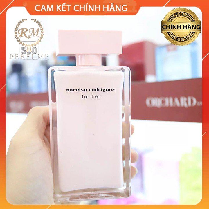 Nước hoa nữ cao cấp NARCISO RODRIGUEZ for her hồng nhạt 5ml-10ml-20ml chính hãnng