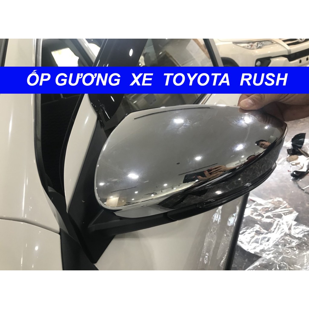 Ốp Gương Mạ Crom Xe Rush 2018 2019 2020