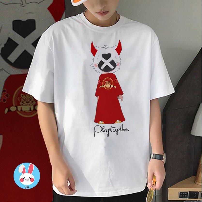 Áo thun Play Together giá rẻ - Mẫu Đế Vương - Hình in nét dễ thương