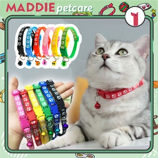 DÂY CỔ VẢI KÈM CHUÔNG CHO CHÓ MÈO - MADDIE