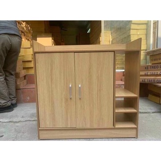 [SIÊU HOT] Tủ giày, Kệ giày thế hệ mới 2 cánh tủ có ngăn phụ siêu tiện ích chắc chắn rộng rãi 80x80x30