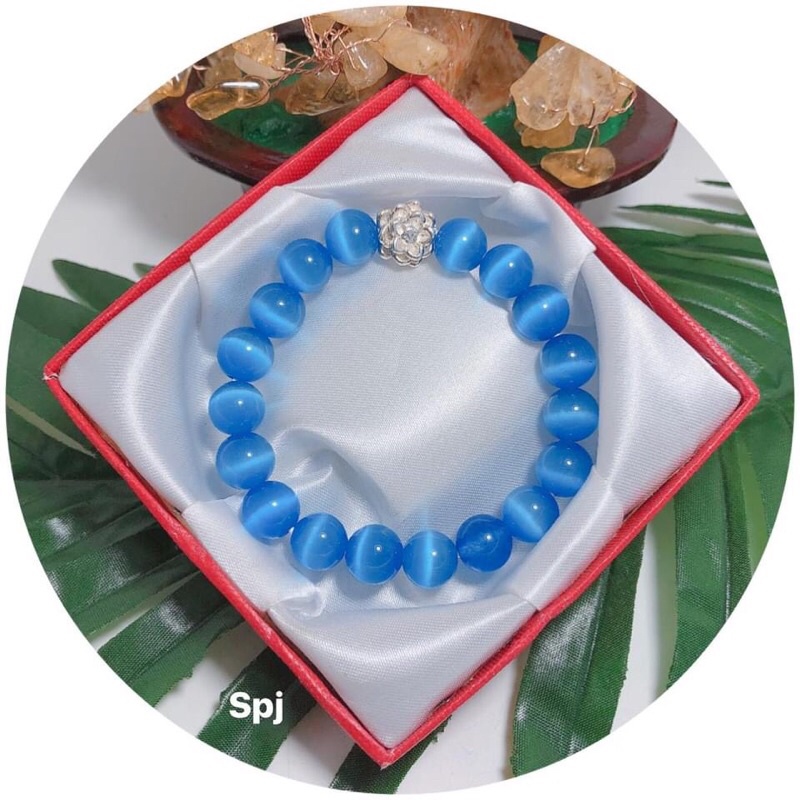 Vòng đá phong thuỷ mix chamr sen bạc