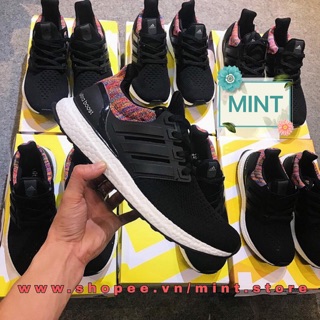 (VIDEO cận cảnh) Giày thể thao Ultra Boost Rainbow Black