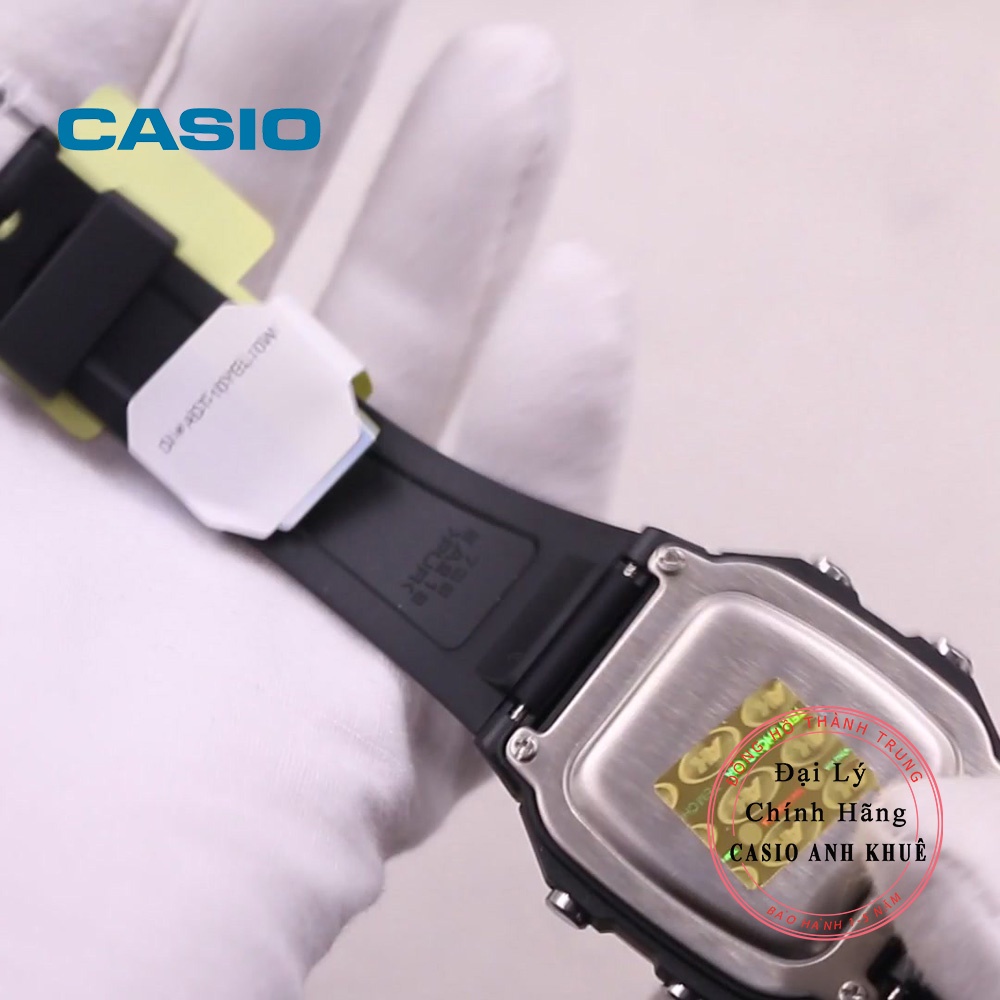 Đồng hồ nam Casio W-800H-1AVDF dây nhựa pin 10 năm