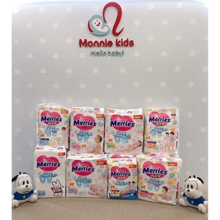 Tã/Bỉm Merries Dán Nội Địa Nhật 🍡FREESHIP🍡 Cộng Miếng (Date Mới) NB96/S88/M68/L58