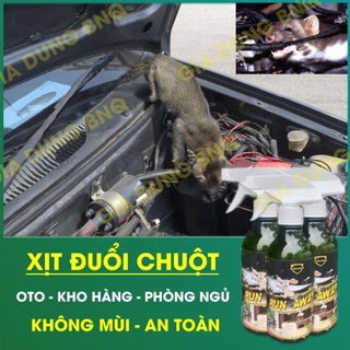 Combo 3 chai xịt đuổi chuột thảo mộc Run Away chai 300ml