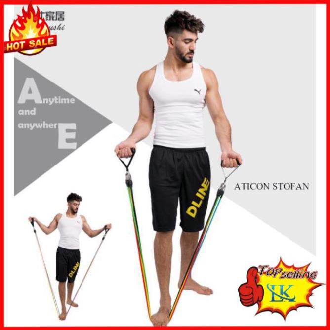 [FREESHIP XTRA] Bộ 5 Dây Ngũ Sắc Tập Full Body - Dụng Cụ Tập Gym