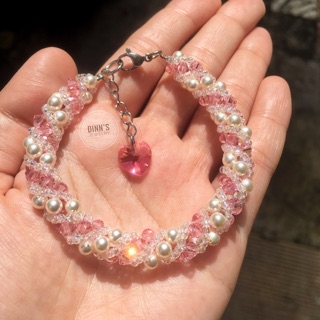 Vòng tay pha lê ngọc trai Swarovski - PB015